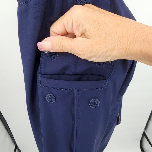 NILS Women's Navy Softshell Ski Jacket Snow Snowboard Size 10 - Picture 11 of 16